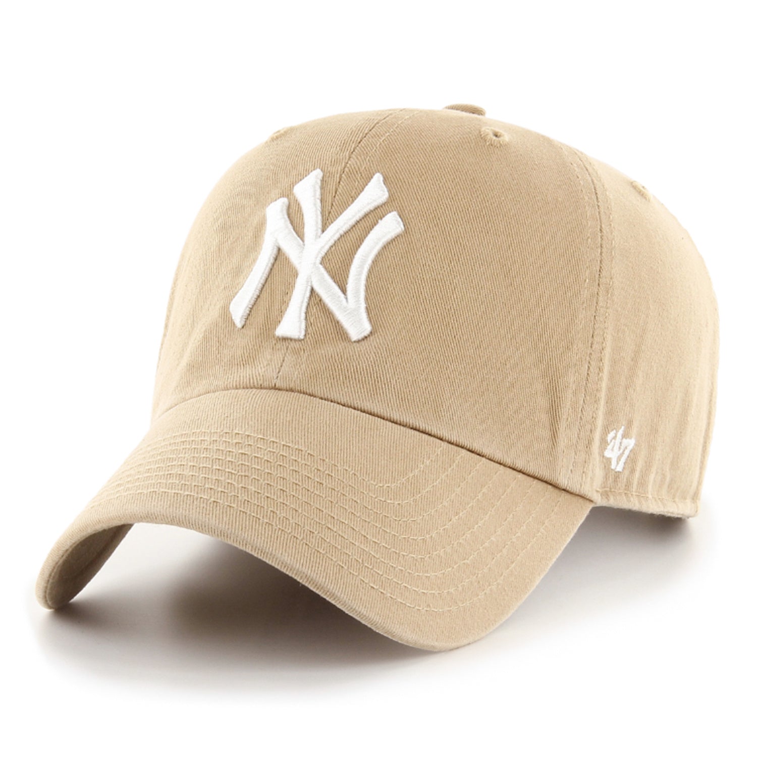 New York Yankees MLB Clean Up Khaki Cap