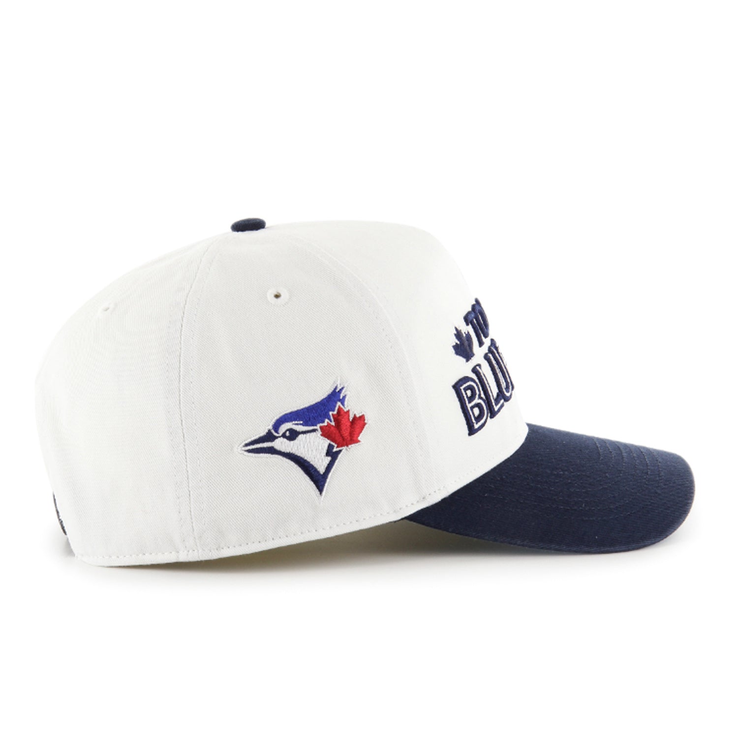 Toronto Blue Jays MLB Double Header Script Shot 47 Hitch Snapback Cap