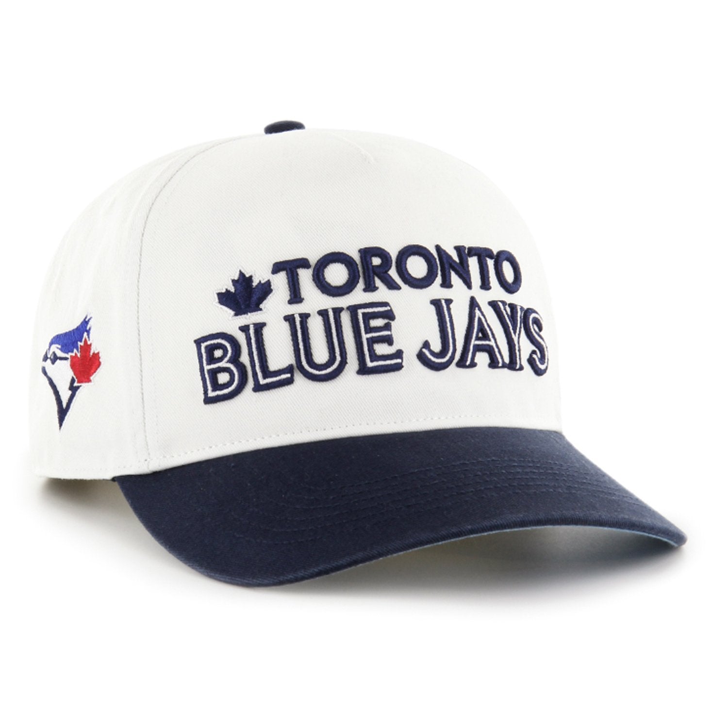 Toronto Blue Jays MLB Double Header Script Shot 47 Hitch Snapback Cap