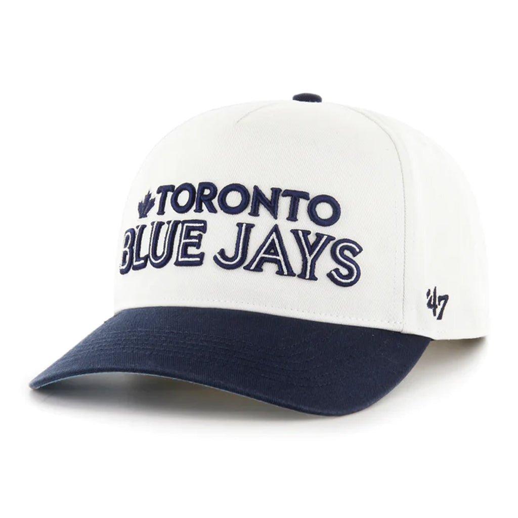 Toronto Blue Jays MLB Double Header Script Shot 47 Hitch Snapback Cap