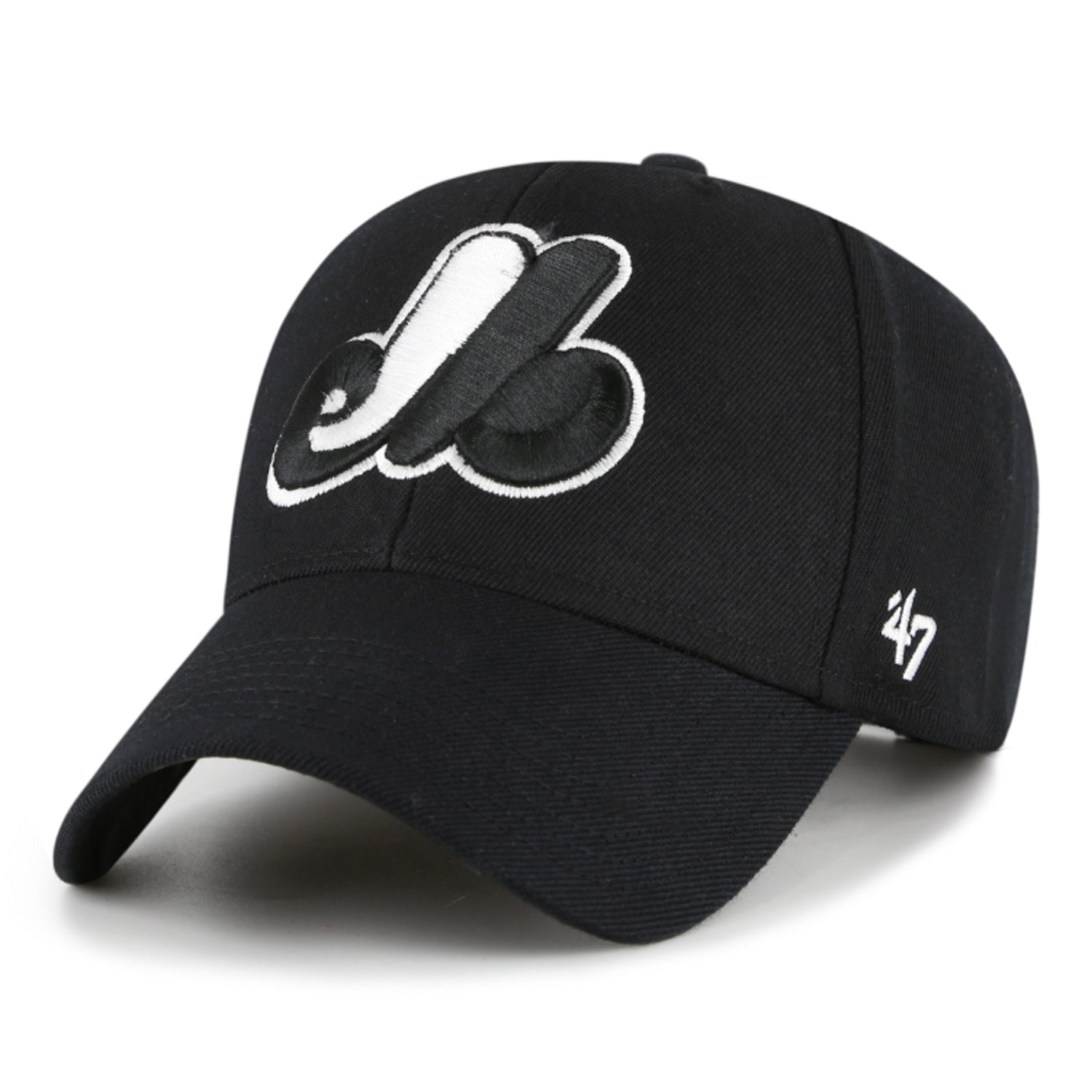 Montreal Expos MLB B&W Sure Shot '47 MVP Snapback Cap