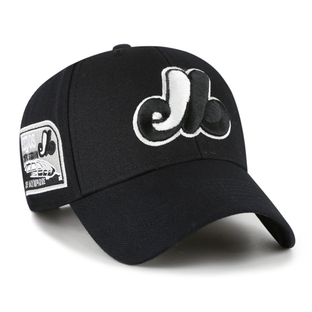 Montreal Expos MLB B&W Sure Shot '47 MVP Snapback Cap