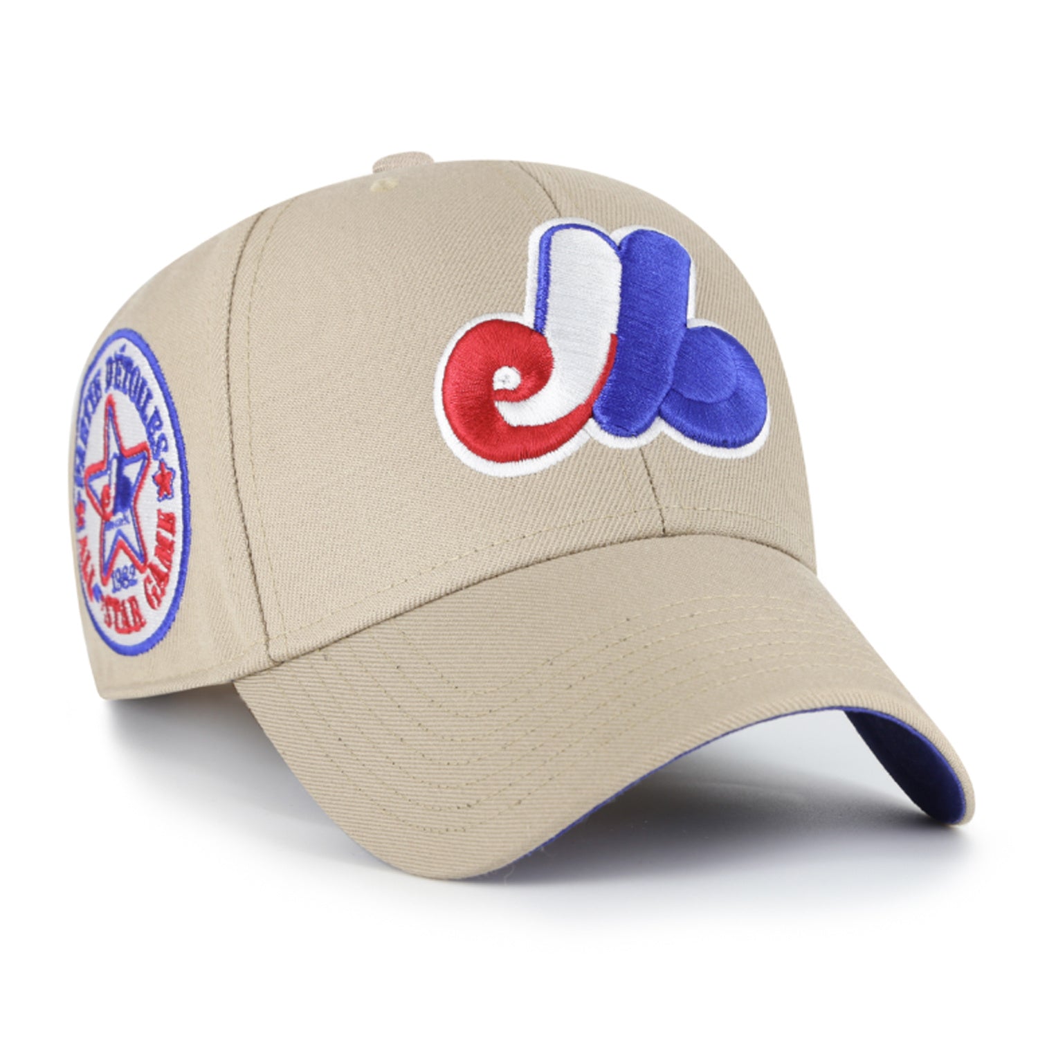 Montreal Expos MLB Khaki Sure Shot '47 MVP Snapback Cap