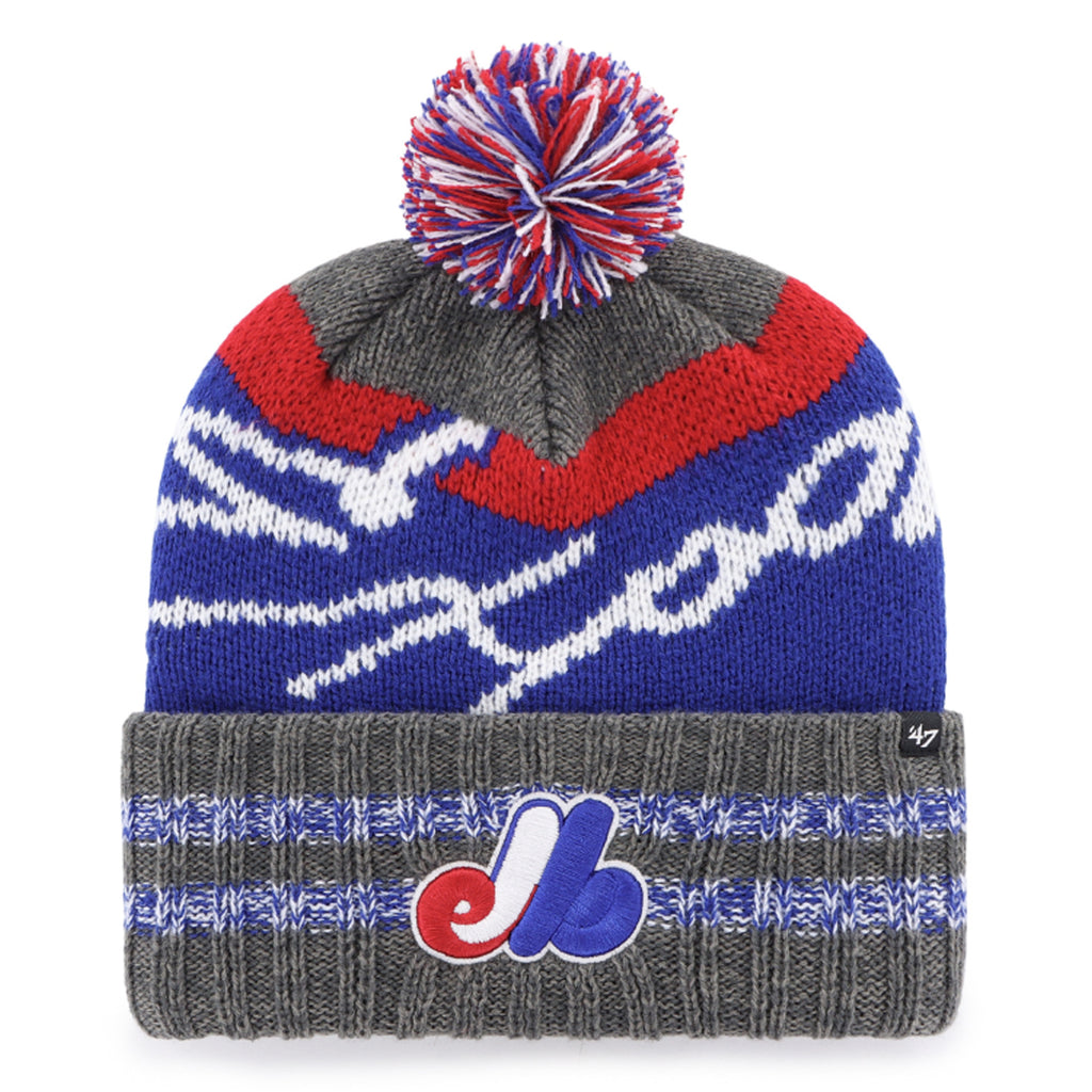 Tuque MLB Hyperbolic 47 Cuff des Expos de Montréal