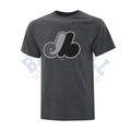 T-Shirt Gris MLB des Expos de Montréal