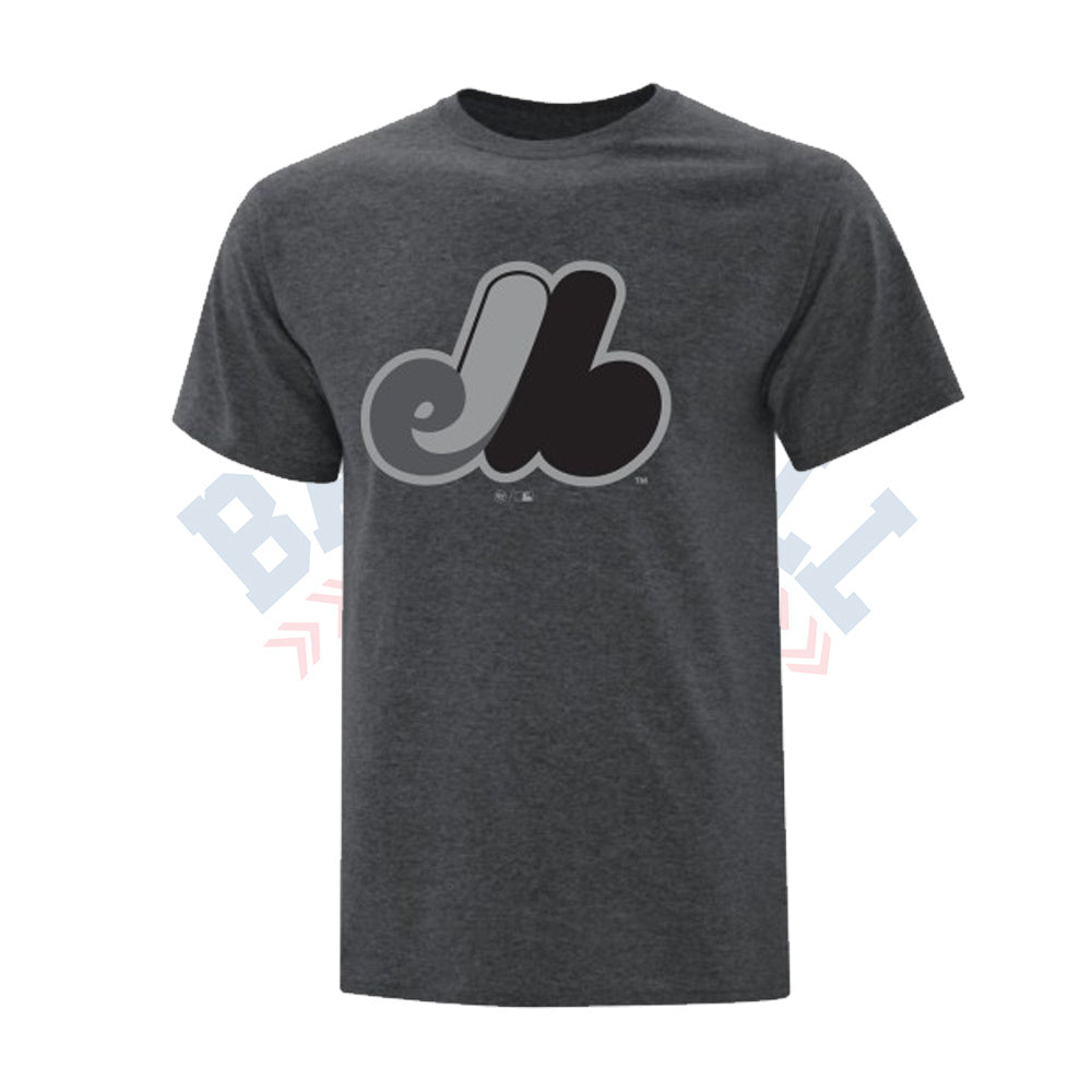 MLB Montreal Expos Graphite Heathered T-Shirt