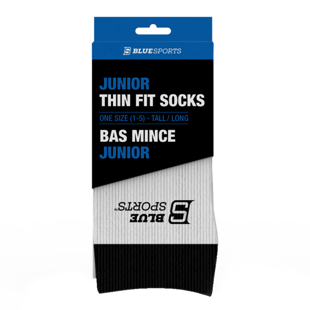 Bas de dek hockey Blue Sports Youth Pro-Skin Thin Fit avec COOLMAX