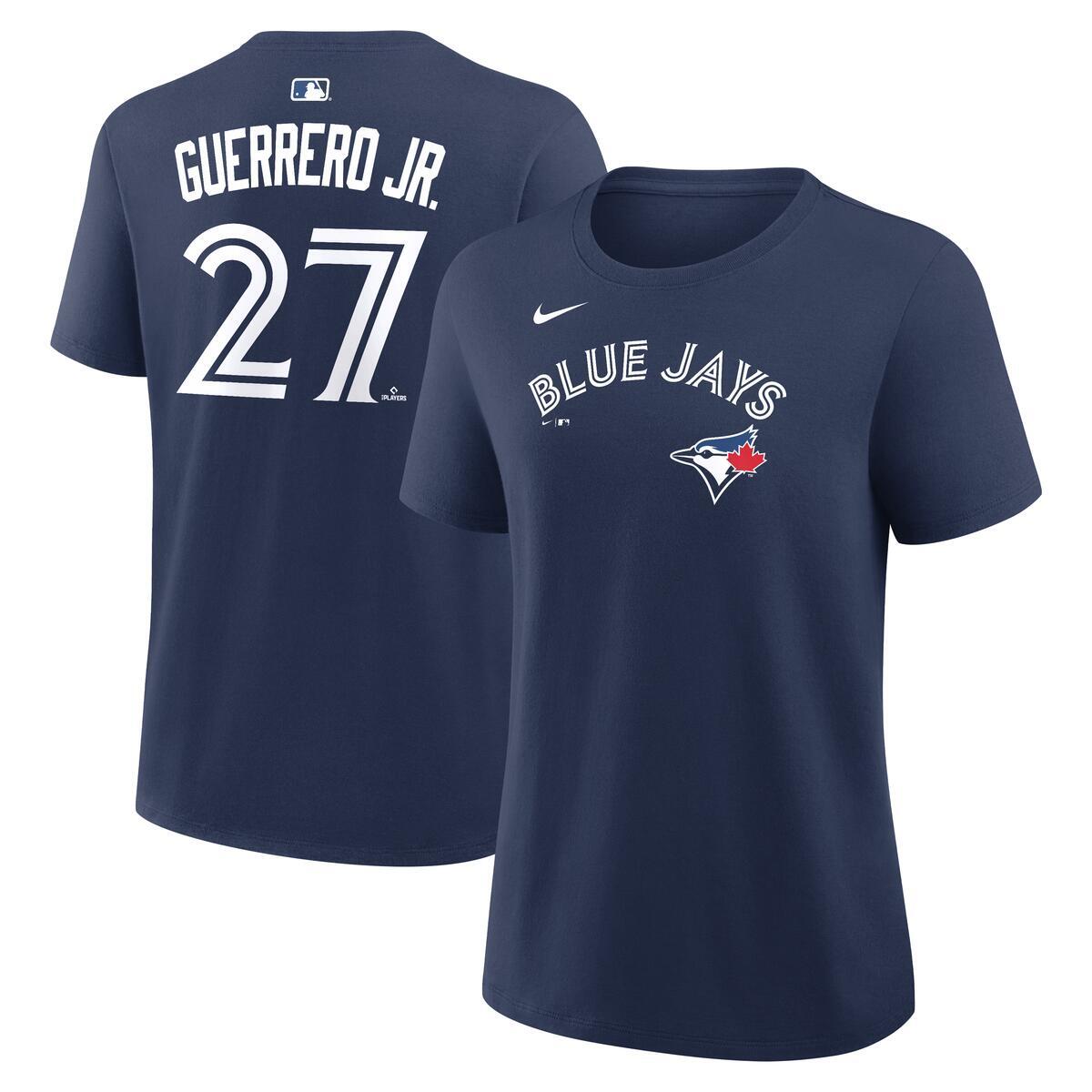Nike Toronto Blue Jays Guerrero Jr. Midnight Navy Women's T-Shirt