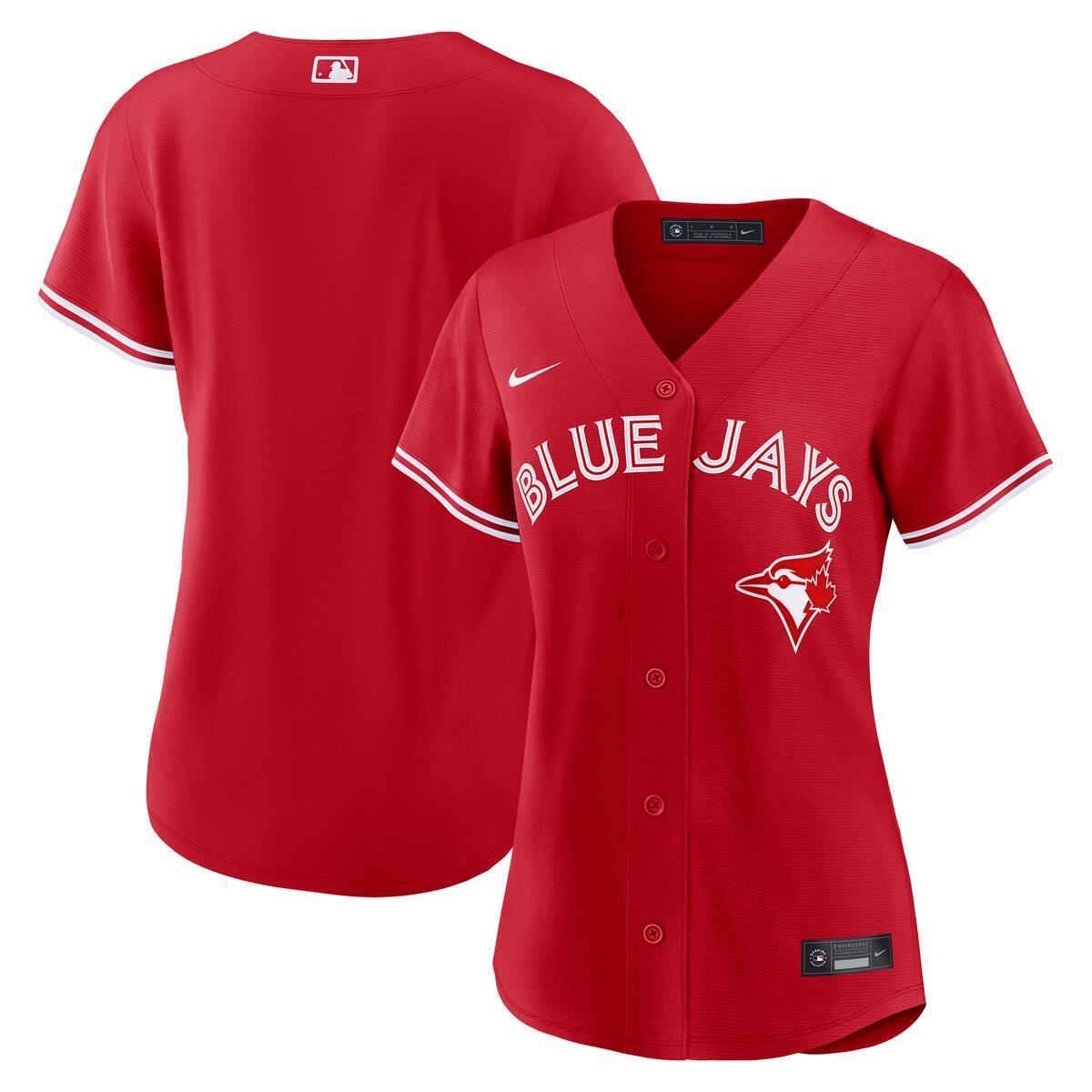 Nike MLB Toronto Blue Jays Sports Red Alt. 3 Jersey
