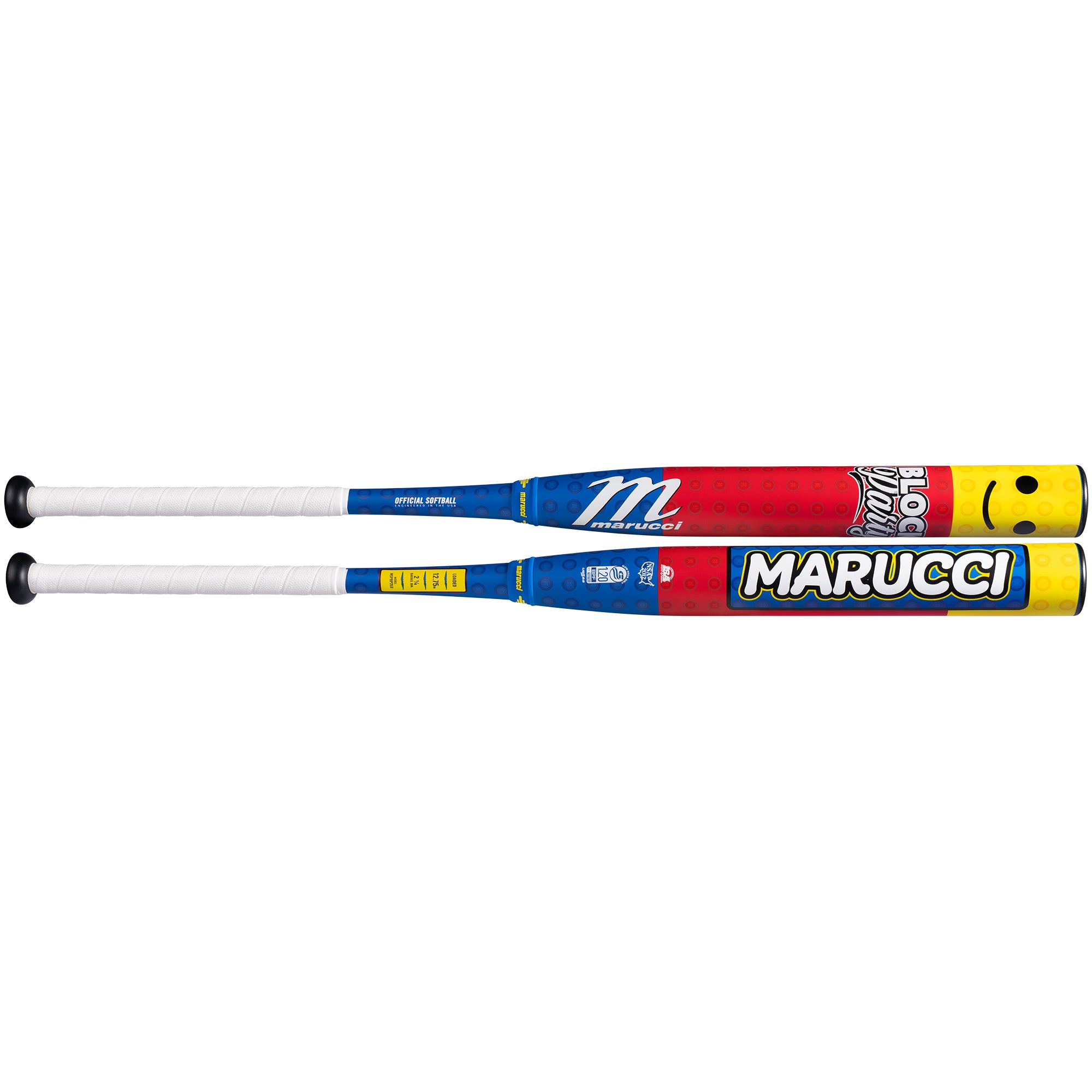 Bâton de Slowpitch Marucci Block Party USSSA Baril 12,75" Loaded