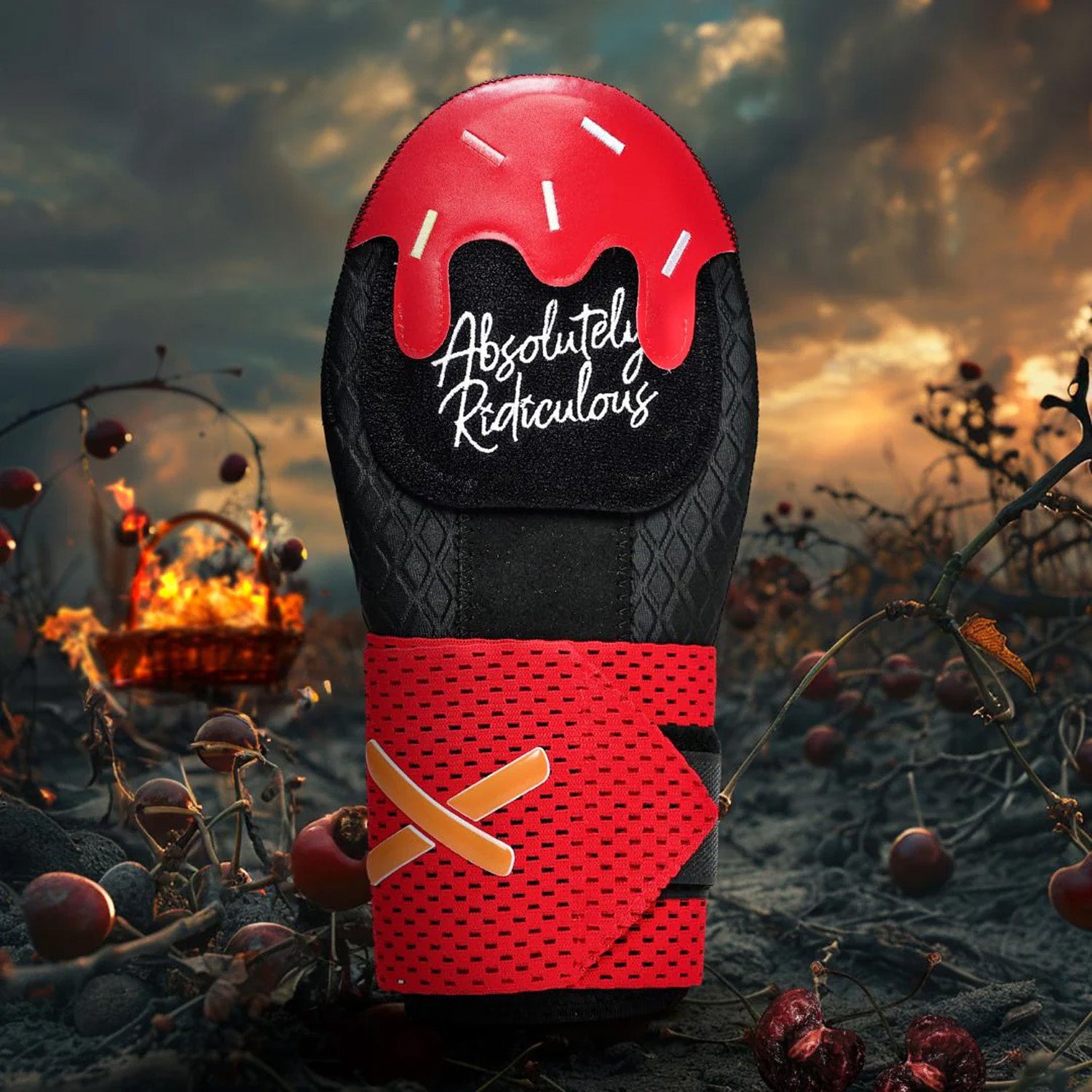 Absolutely Ridiculous Black Cherry Ice Cream Adult Sliding Mitt