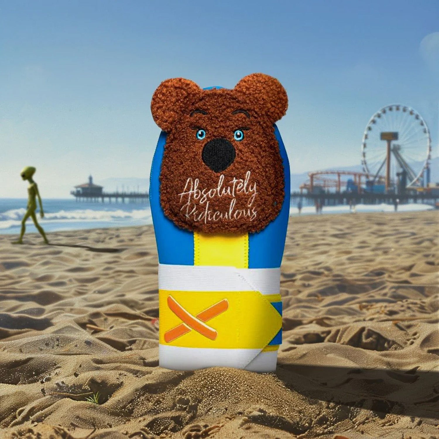 Absolutely Ridiculous Bruin Adult Sliding Mitt
