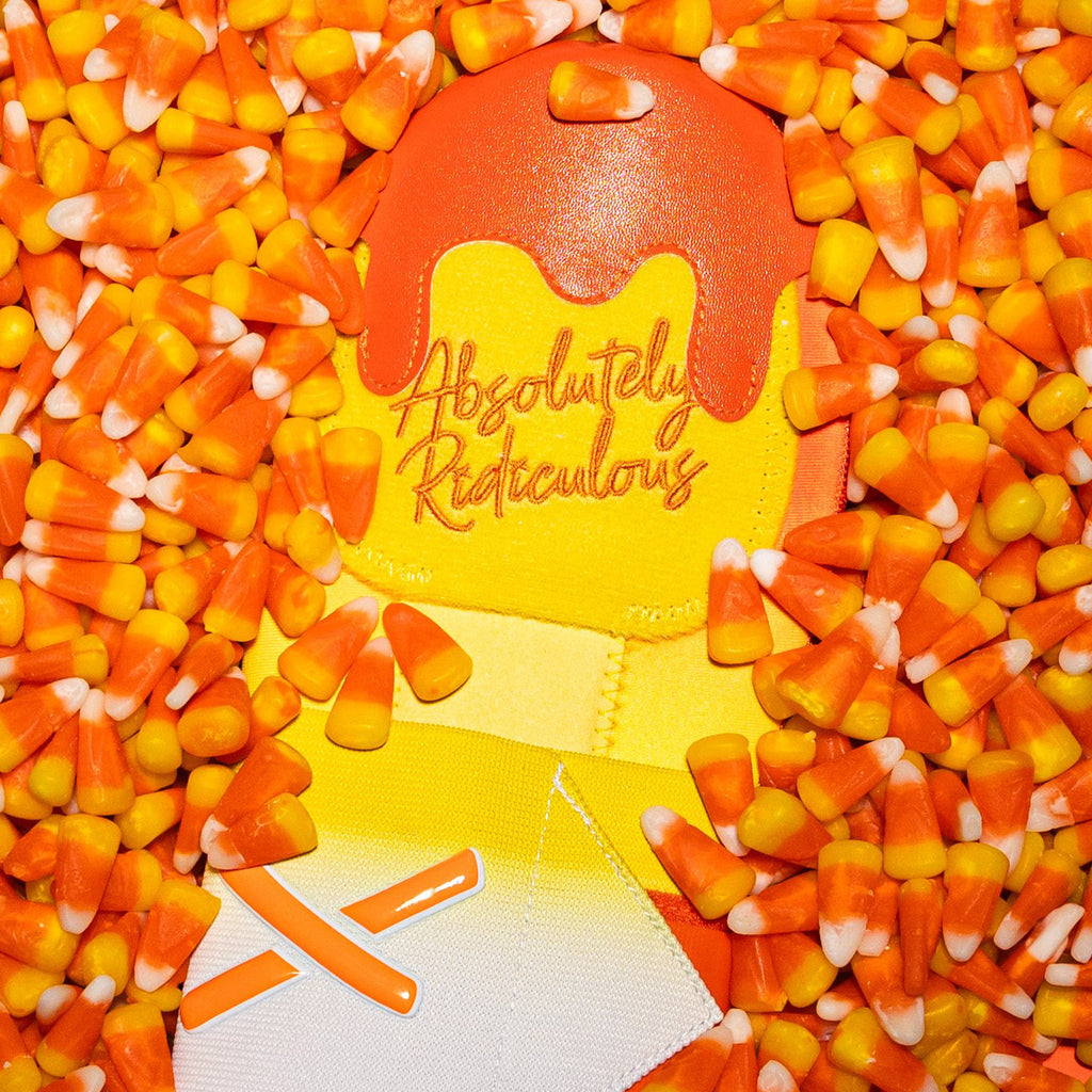Absolutely Ridiculous Candy Corn Adult Sliding Mitt