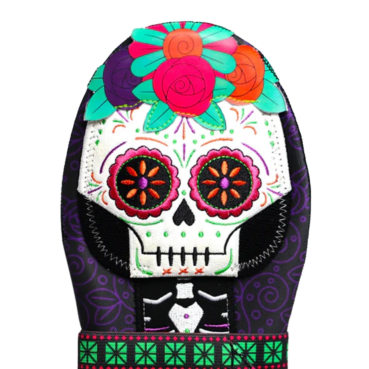 Absolutely Ridiculous Dia de Los Muertos Youth Sliding Mitt