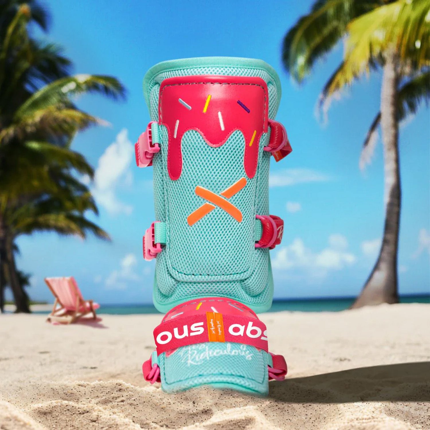 Absolutely Ridiculous Miami Ice Ice Cream Adult Leg Guard