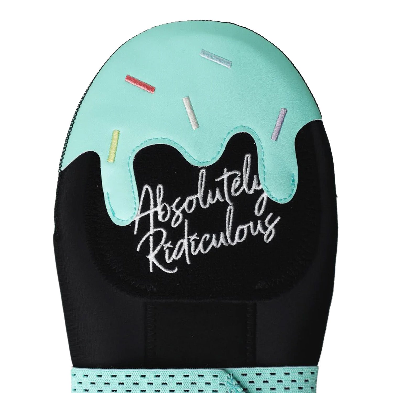 Absolutely Ridiculous Mint Blackout Ice Cream Adult Sliding Mitt