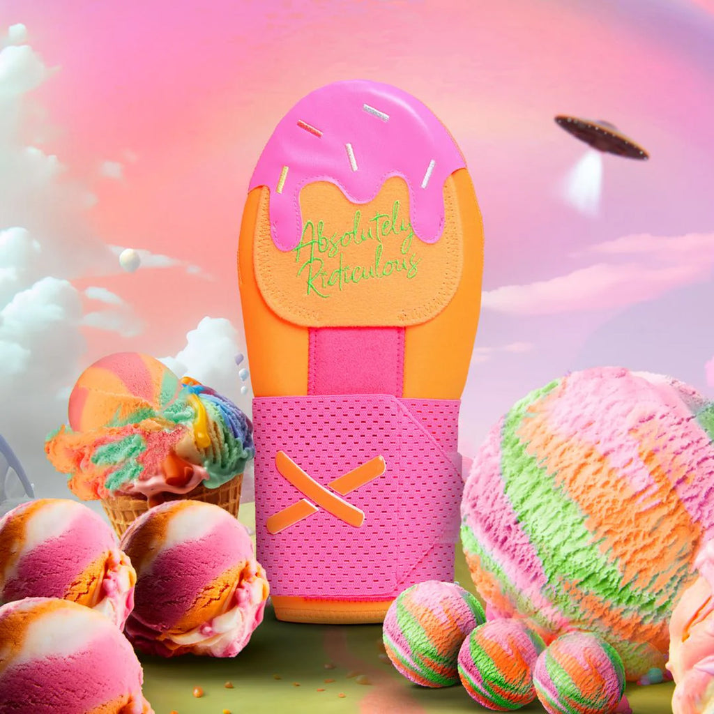 Absolutely Ridiculous Rainbow Sherbet Ice Cream Adult Sliding Mitt