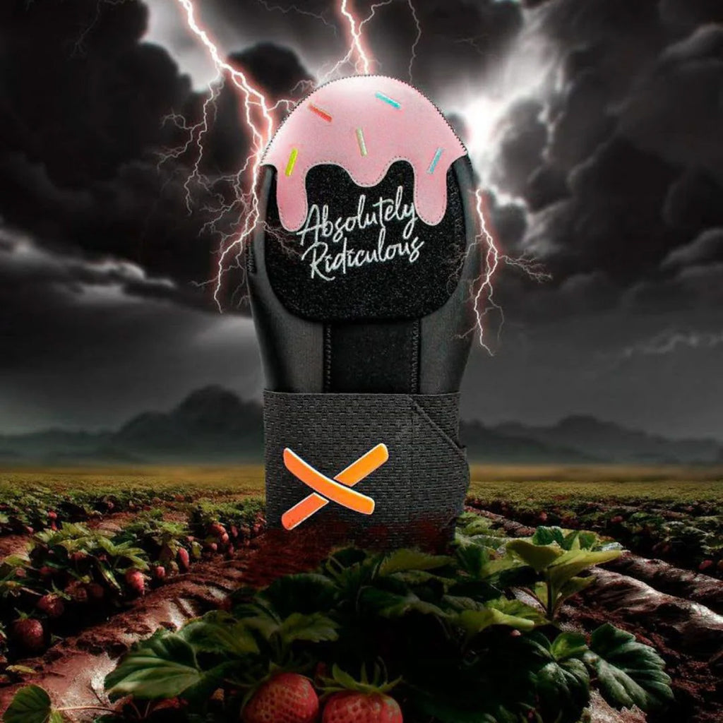 Absolutely Ridiculous Strawberry Blackout Ice Cream Adult Sliding Mitt