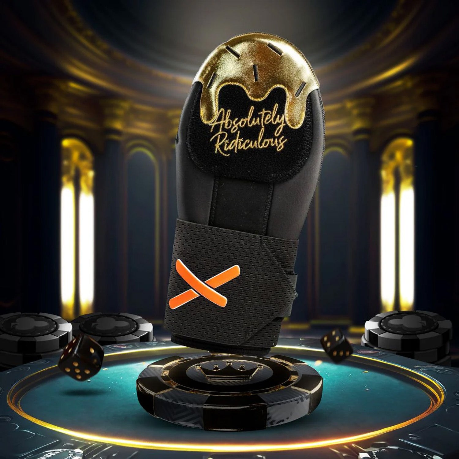 Absolutely Ridiculous Vegas Gold Ice Cream Adult Sliding Mitt