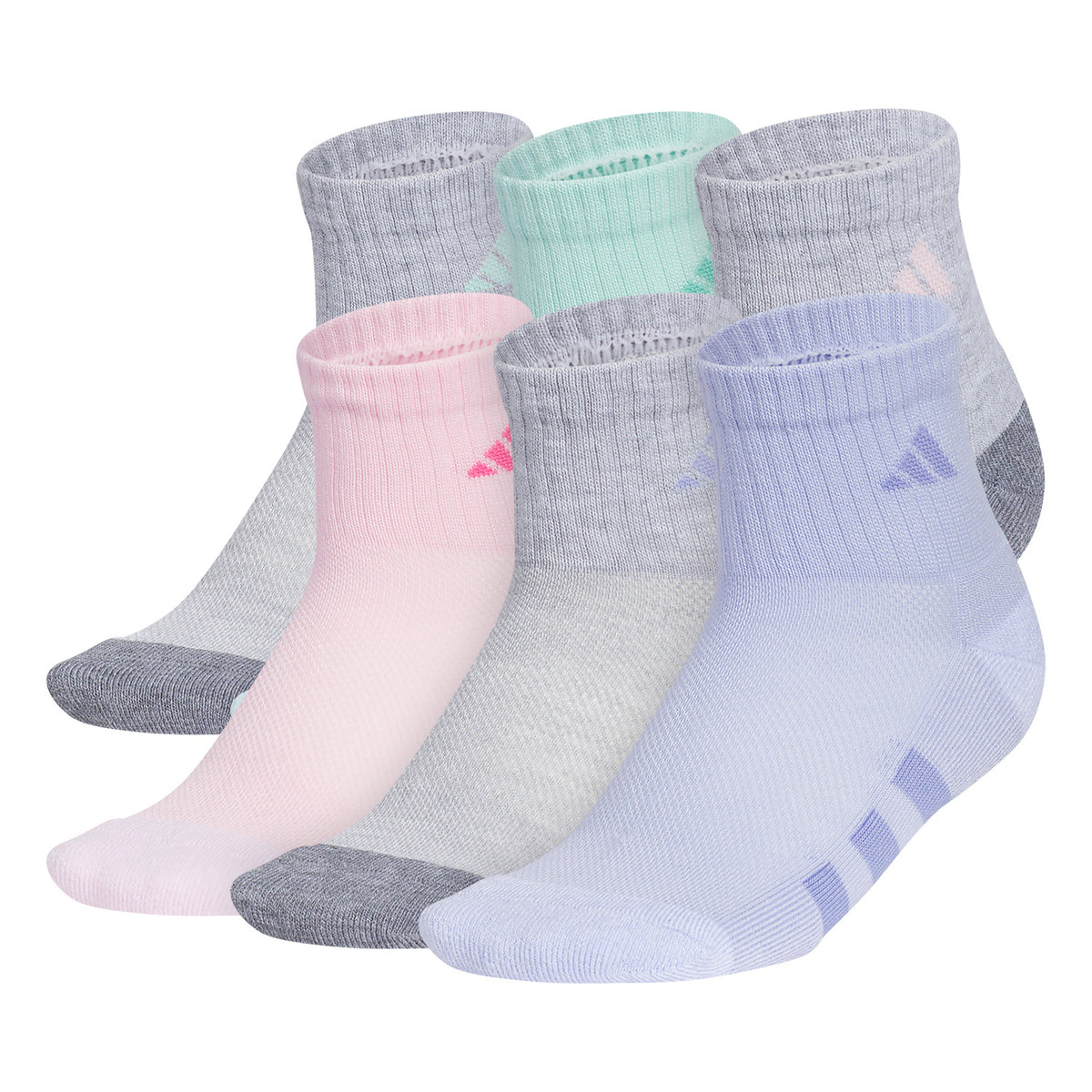 Multicolor/Medium Grey Heather/Semi Flash Green