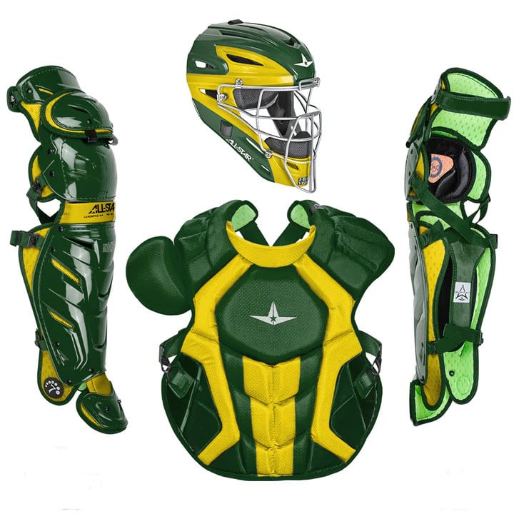 Goalie Helmet Style Adult System 7 Axis Catcher's Kit
