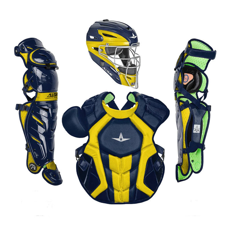 Goalie Helmet Style Adult System 7 Axis Catcher's Kit