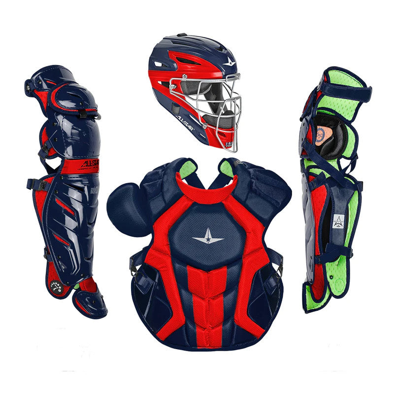 Goalie Helmet Style Adult System 7 Axis Catcher's Kit