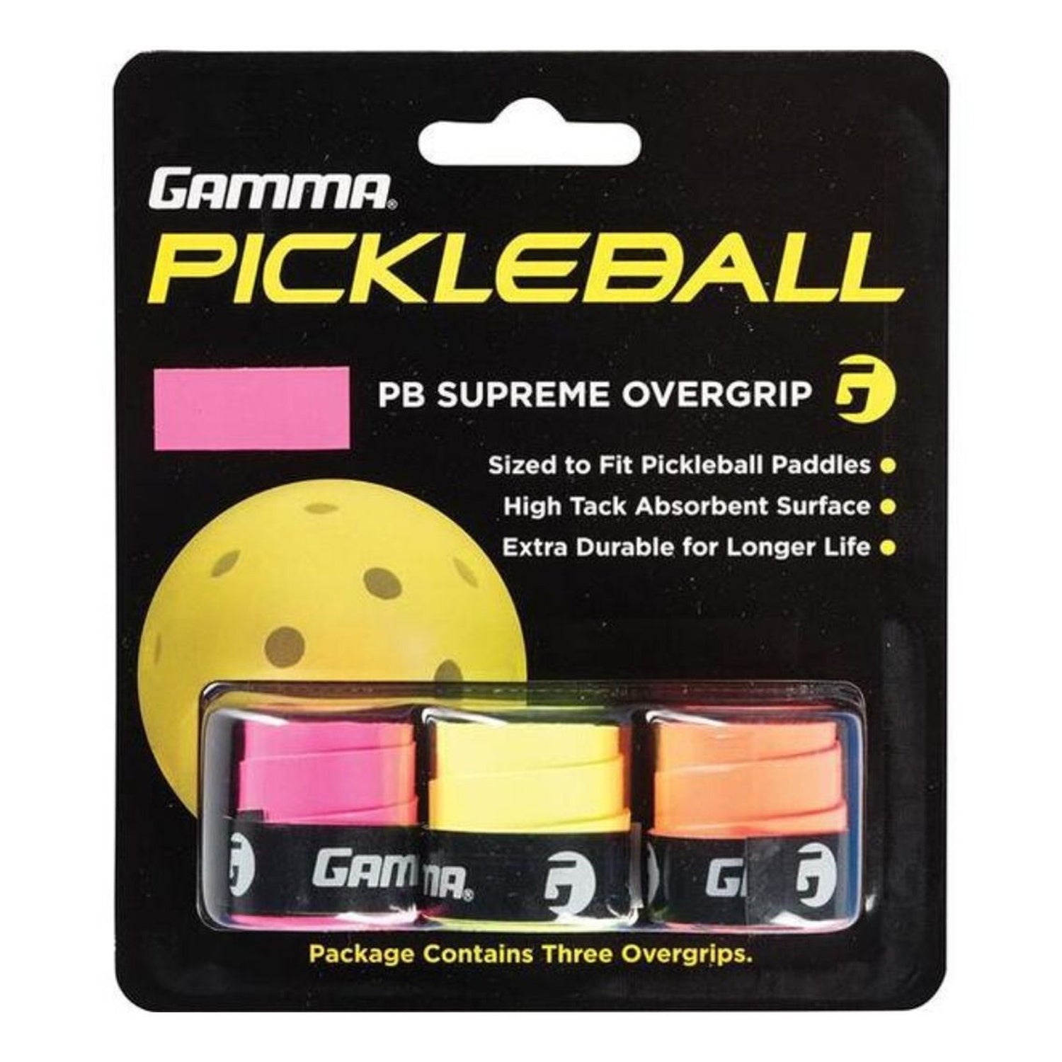 Balles de Pickleball Overgrip Suprême (3 pq)