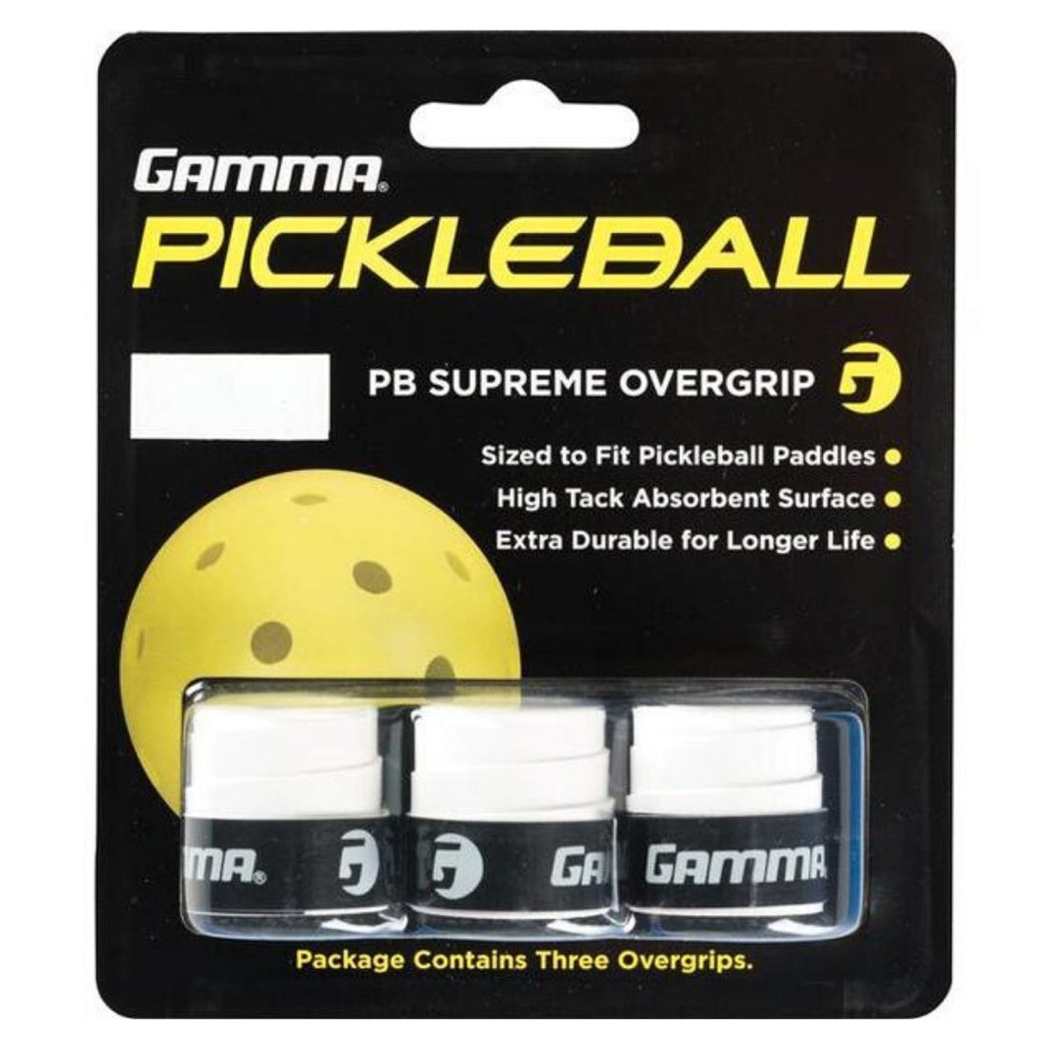Balles de Pickleball Overgrip Suprême (3 pq)
