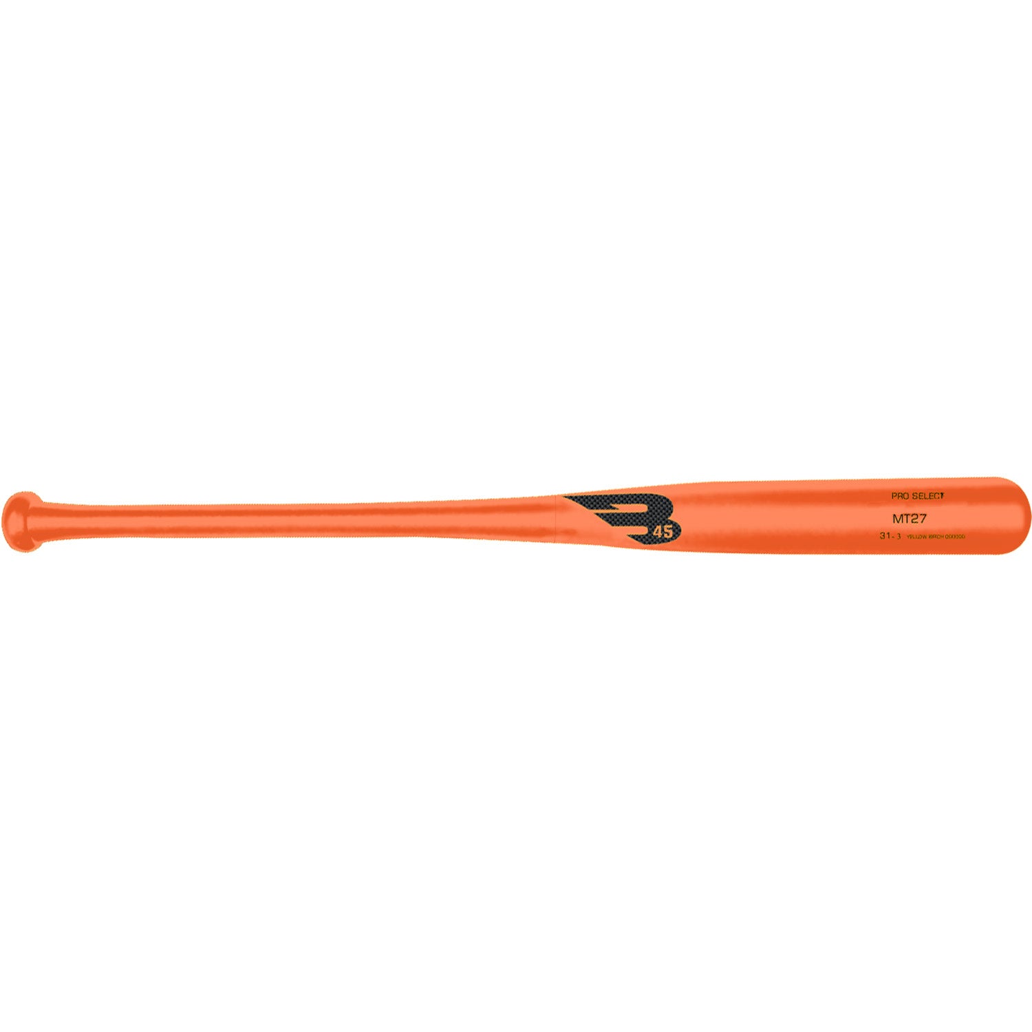 B45 Pro Select MT27 Orange Crush Birch Baseball Bat