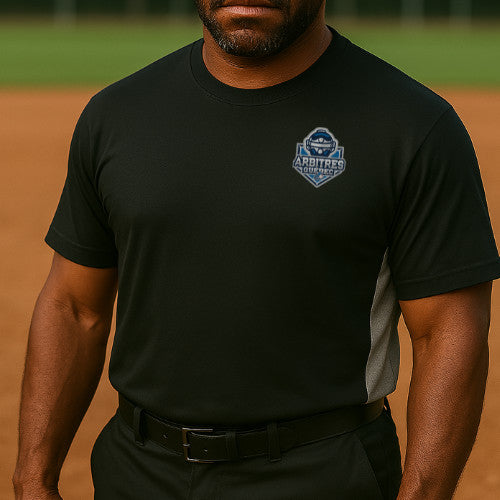 T-shirt d'arbitre officiel de Baseball Québec