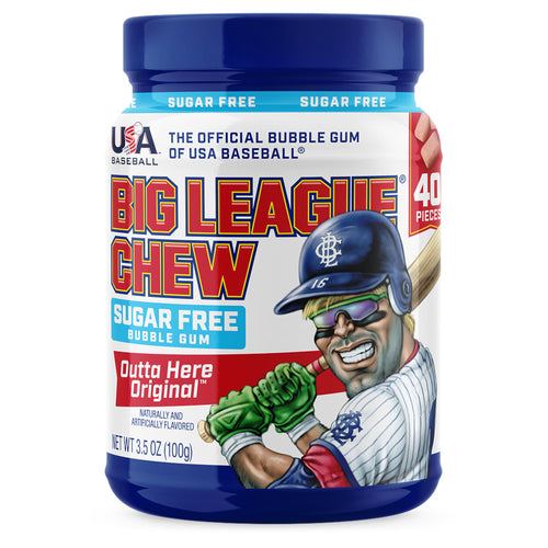 Big League Chew Mini Boules de Gomme en Pot