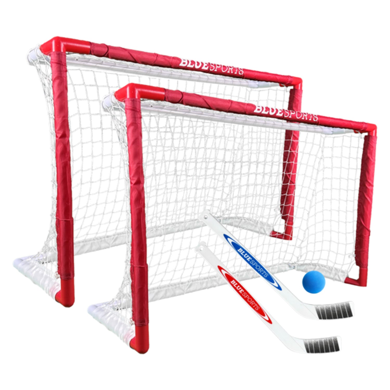 Blue Sports Mini Hockey Goal Set