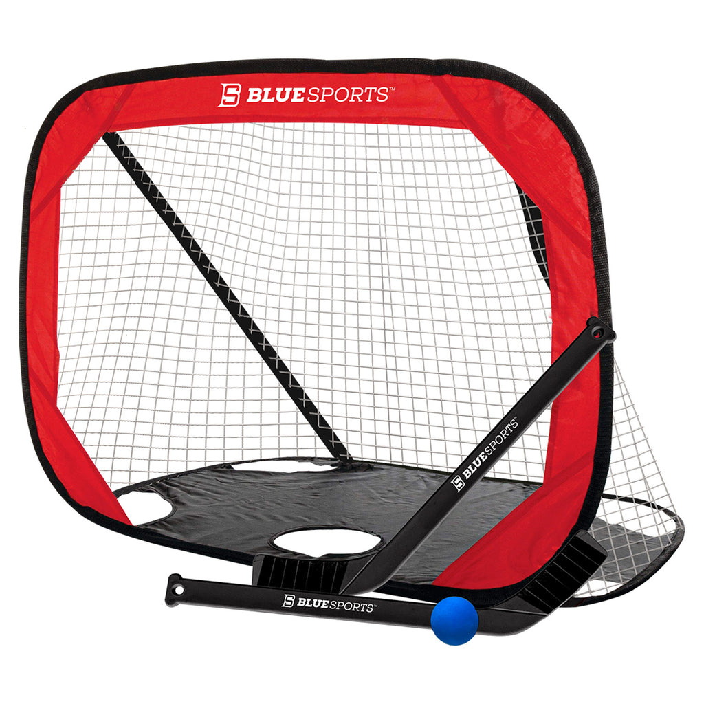 Blue Sports Kit de Filet POP-UP avec Cible