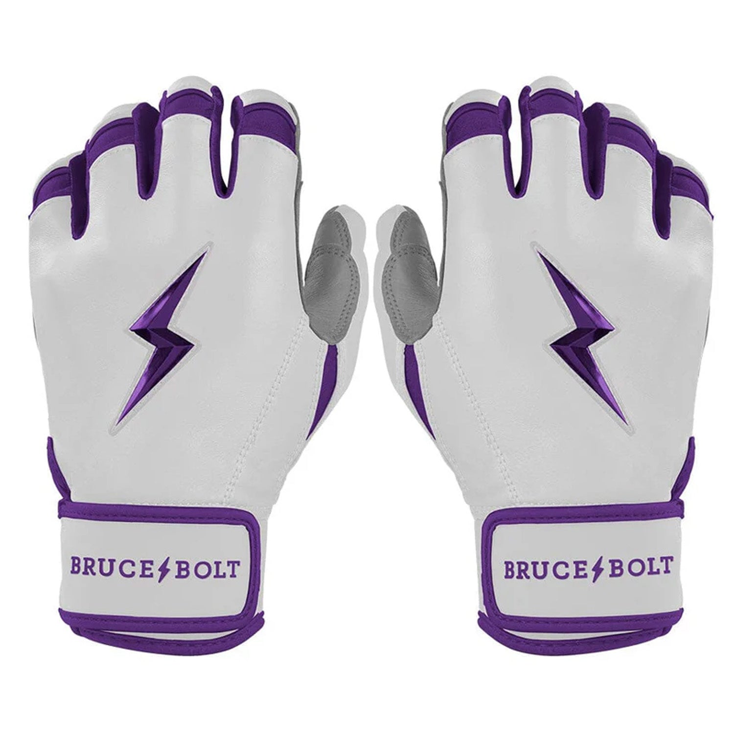 Premium Pro Short Cuff Chrome Series Youth Batting Gloves