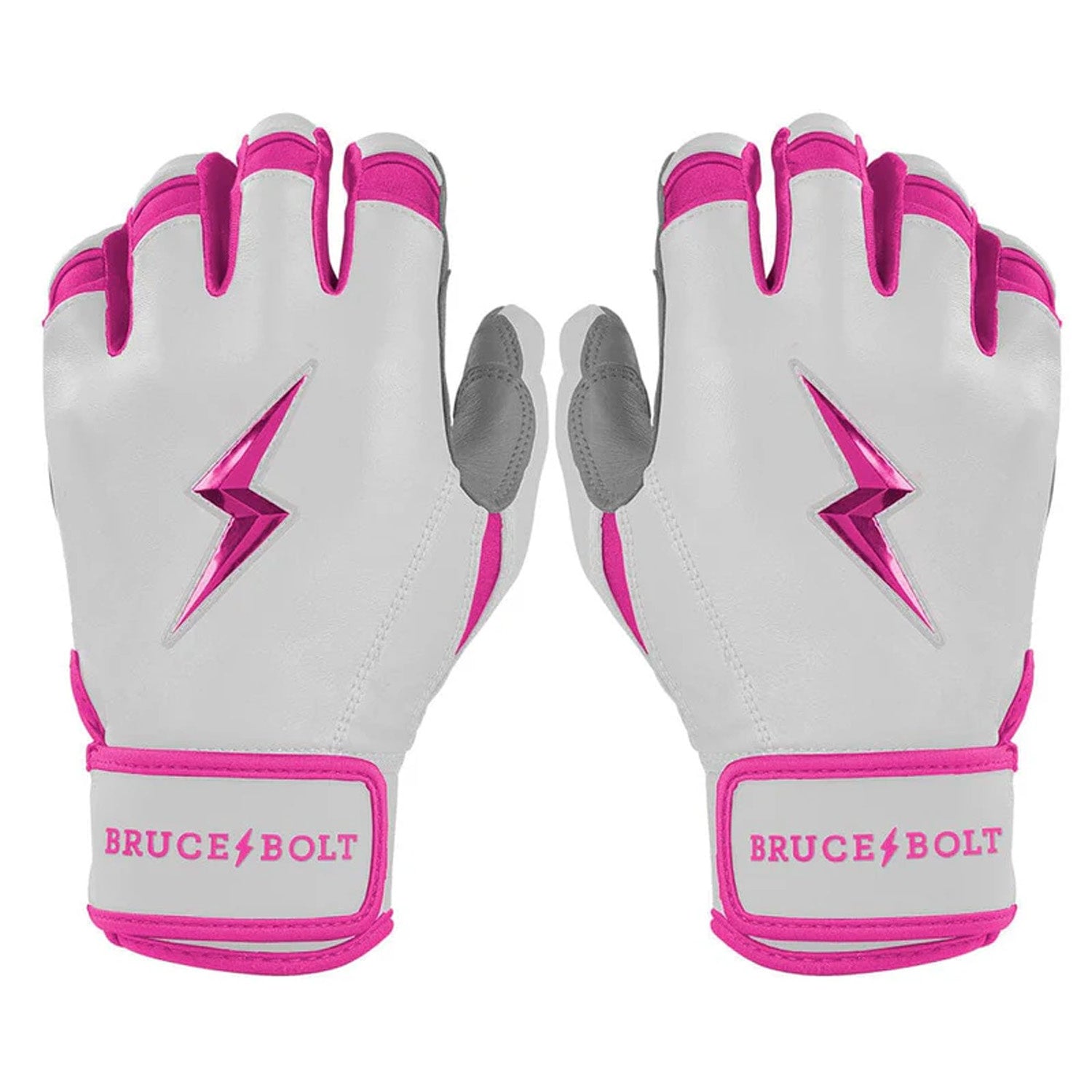 Premium Pro Short Cuff Chrome Series Batting Gloves