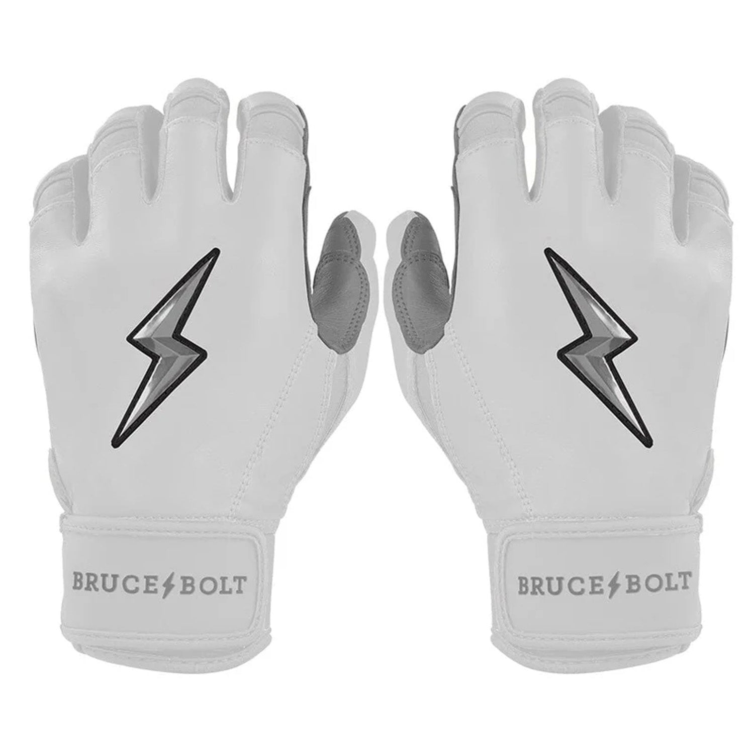 Premium Pro Short Cuff Chrome Series Youth Batting Gloves