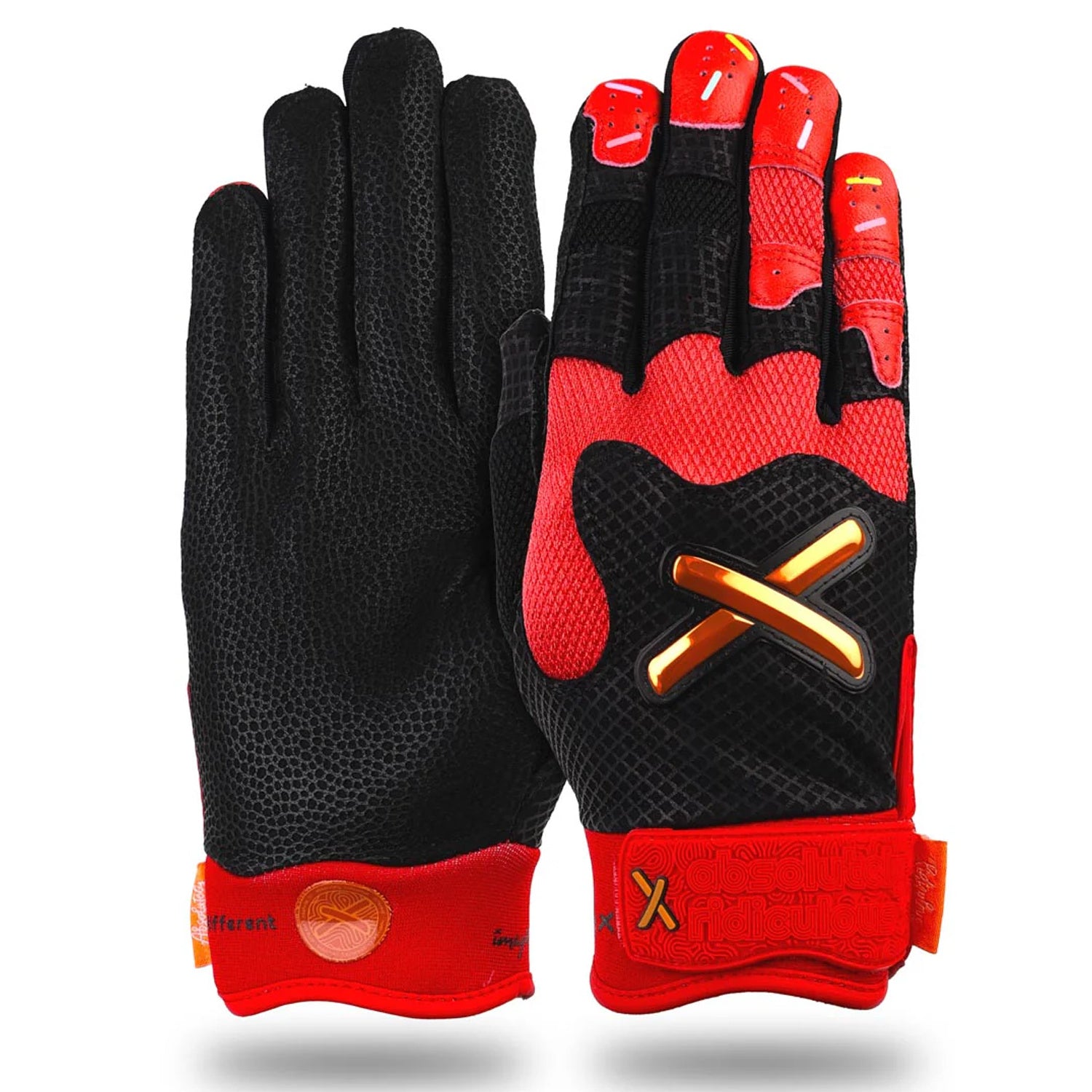 Absolutely Ridiculous Cherry Blackout Ice Cream Adult Batting Gloves