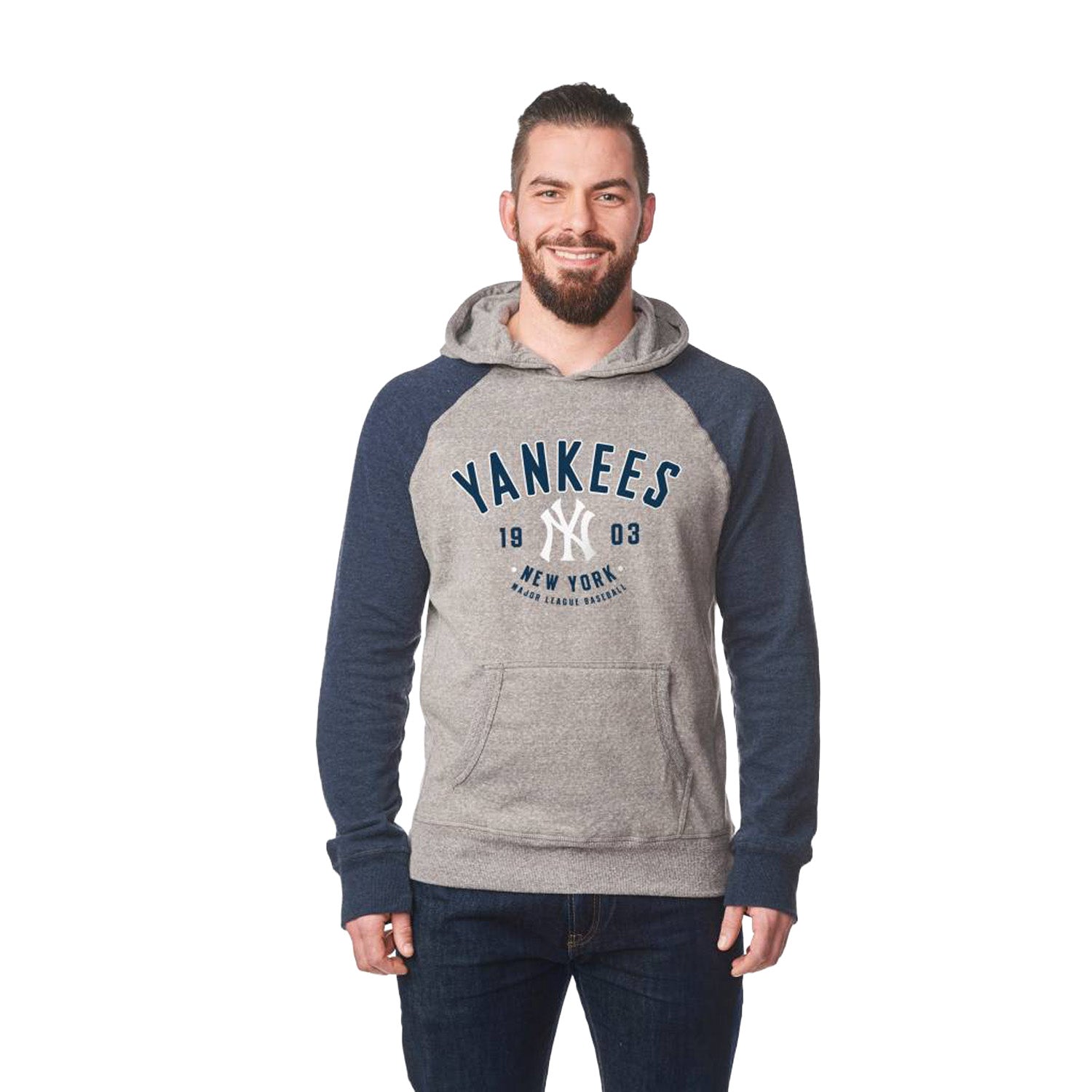 Chandail à Capuche pour Homme Yankees Block Hood