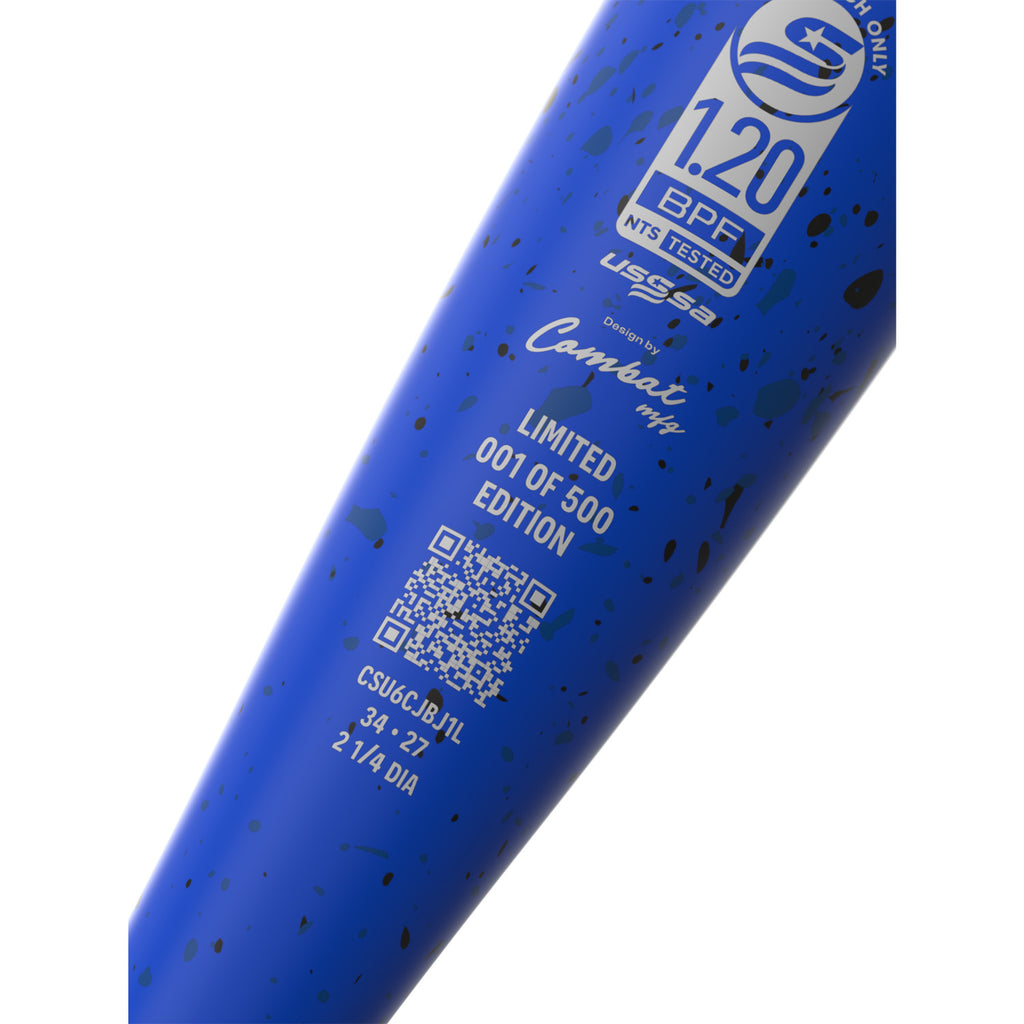 Bâton de Slowpitch Combat Cookie Jar Bradley Jones 1-Piece End-Loaded Baril 12.75" USSSA