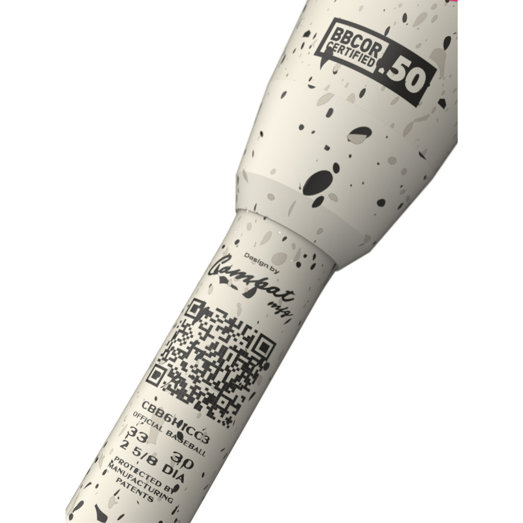Bâton de baseball Combat Cookies & Cream Spec H1 Hybrid BBCOR (-3)