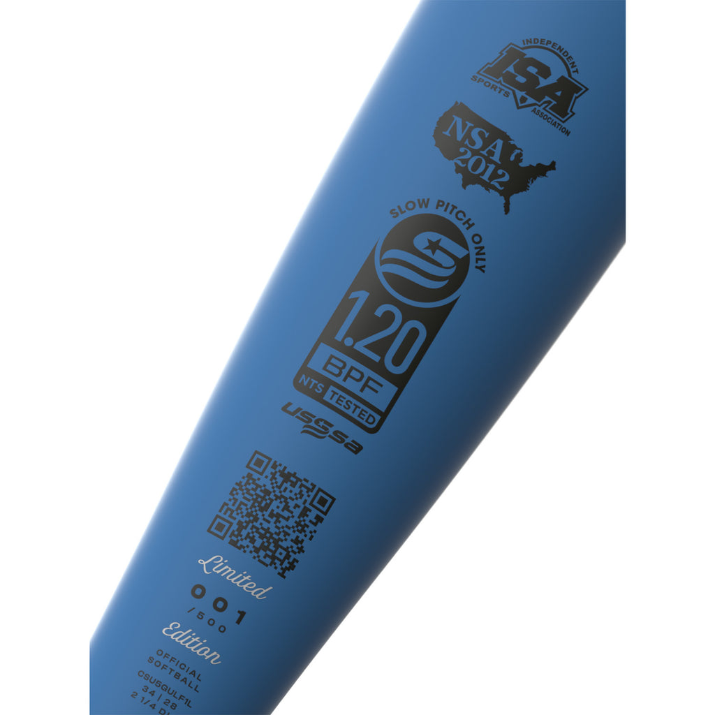 Combat Performance Gulf Racer Bradley Jones CR-1 USSSA 12.75" Loaded Slowpitch Bat