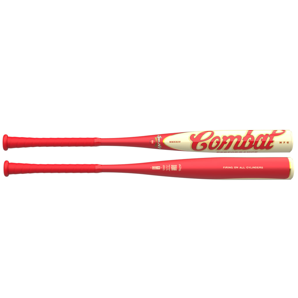 Combat Steel Horses Red Rider BBCOR Baseball Bat (-3)