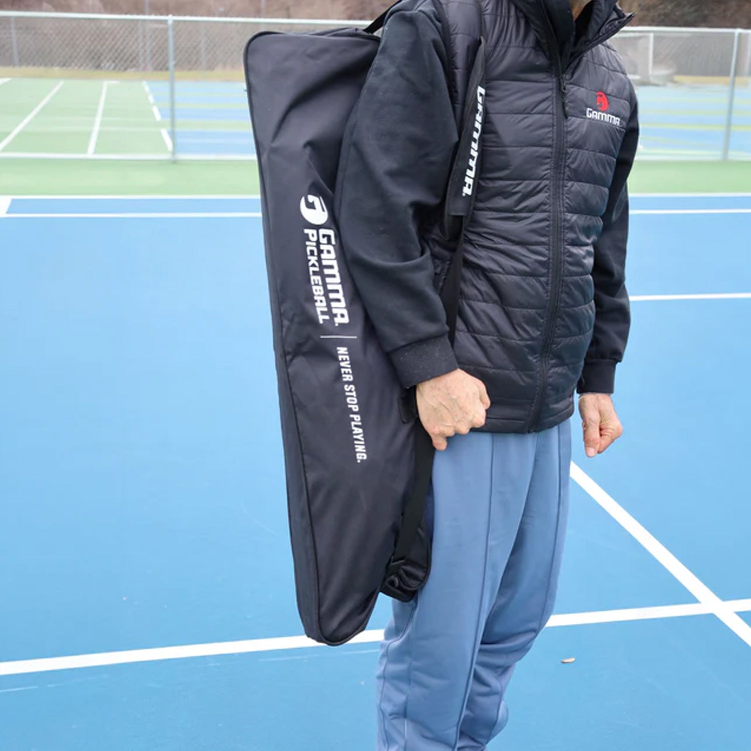 Portable 22' Pickleball Net (Full Set)