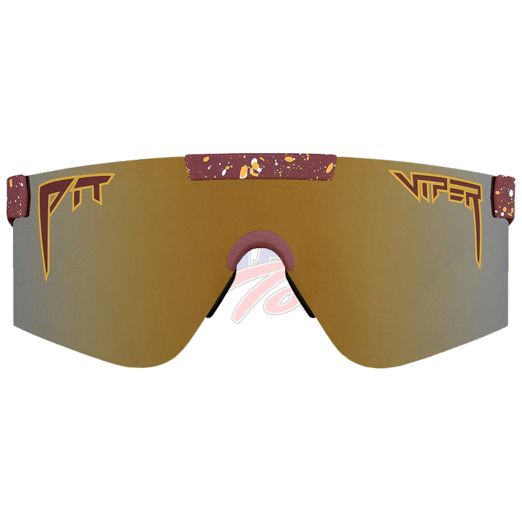 The 2000's The Burgundy Polarized Sunglasses