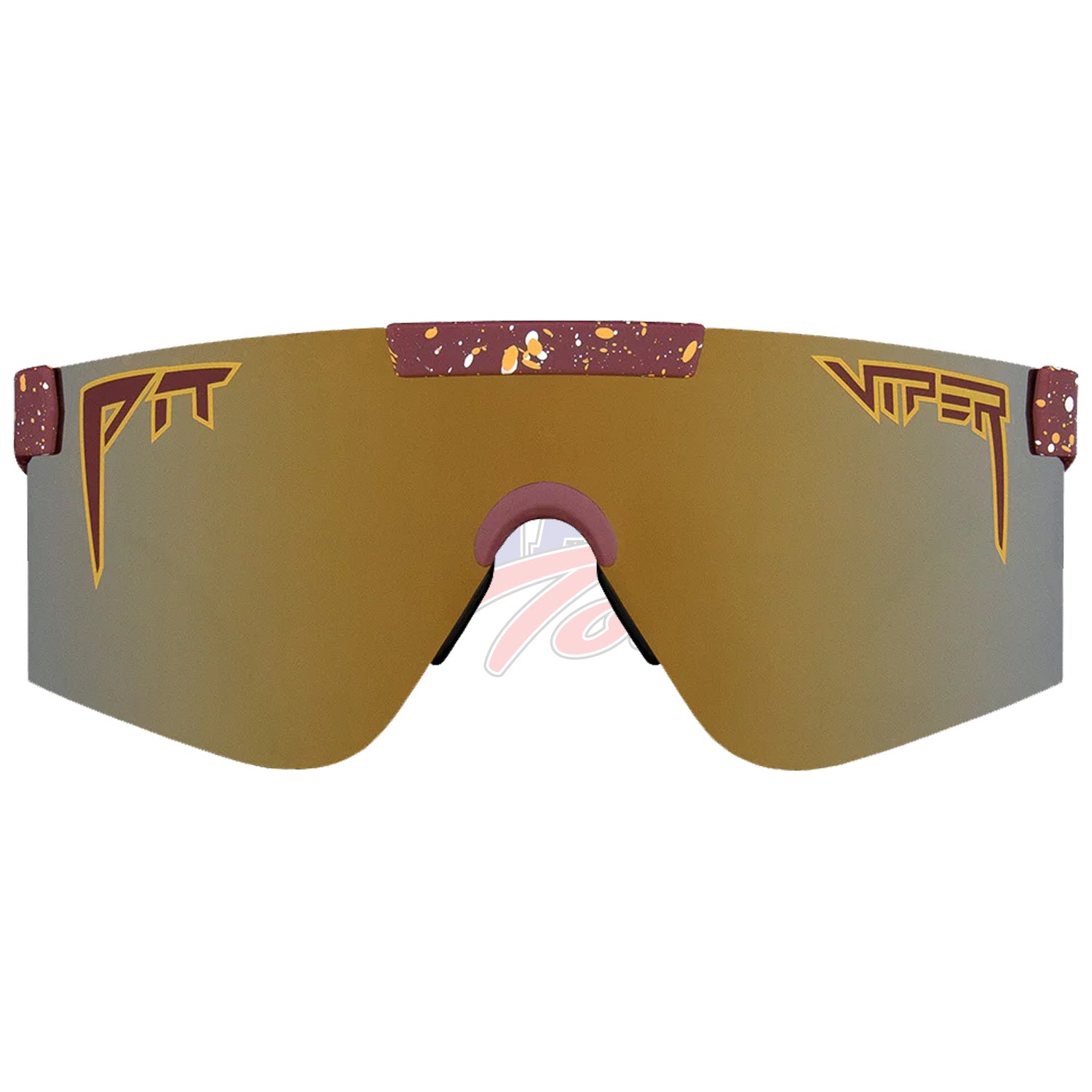The 2000's The Burgundy Polarized Sunglasses