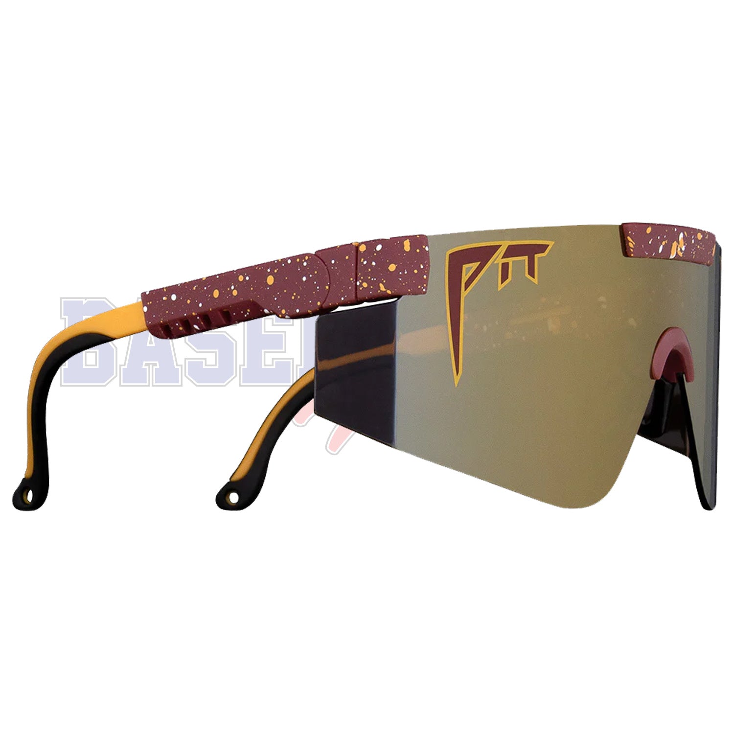 The 2000's The Burgundy Polarized Sunglasses