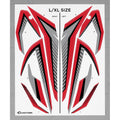 Hellcat Slo-Pitch Helmet Decal Kits