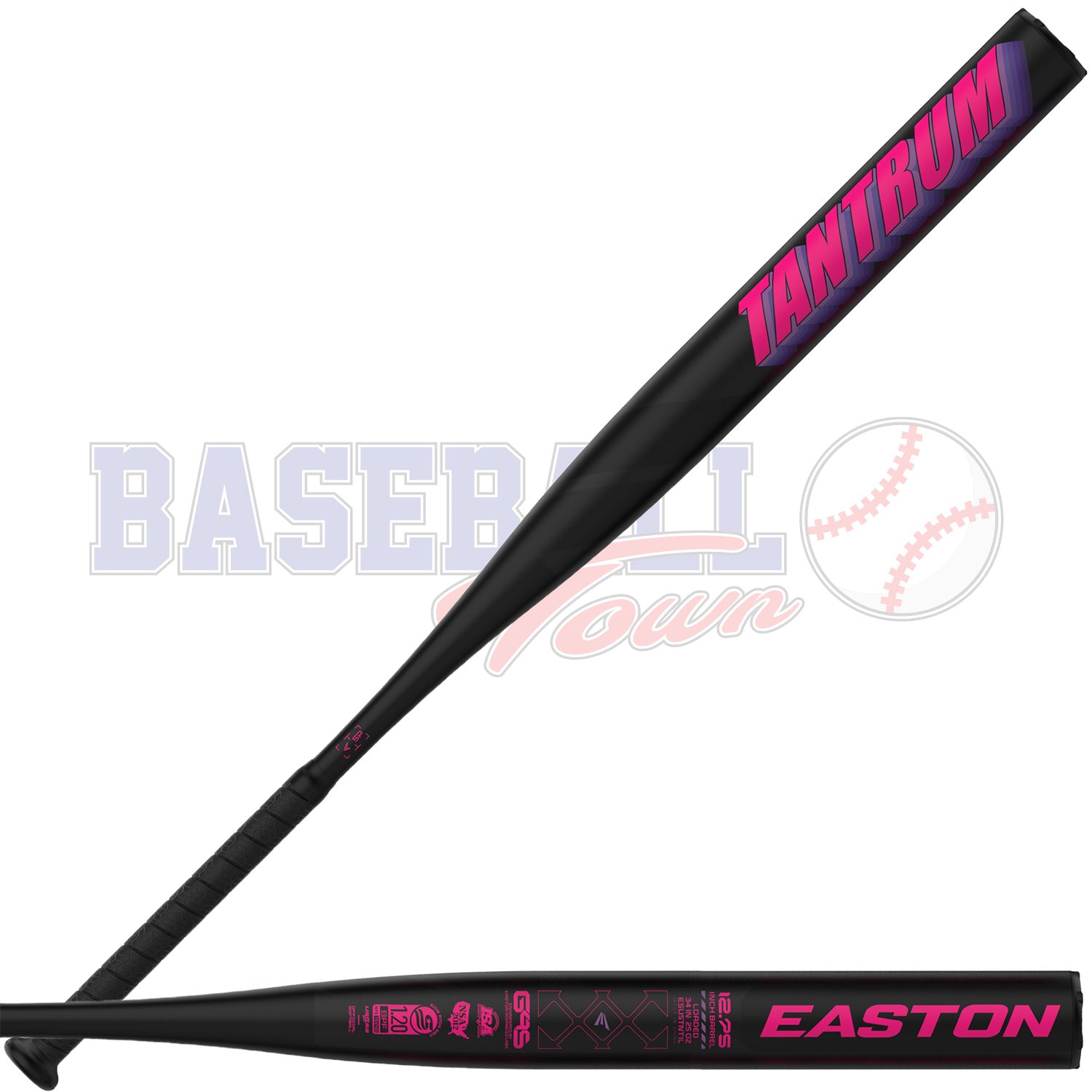 Bâton de Slowpitch Tantrum 1-Pièce USSSA Baril 12.75" Loaded