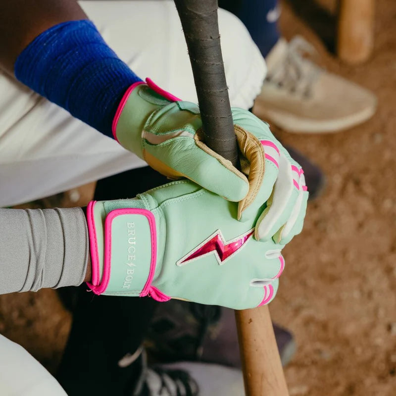 Bruce Bolt Signature Series Short Cuff Adult Batting Gloves